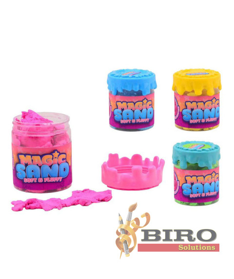 Nisip cinetic 450 g, colorat, asortat, cod 1346D